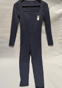 Aerie Offline Real Me Xtra Long Sleeve Legging Jumpsuit Size Small in Blue - Picture 1 of 17