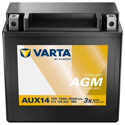 VARTA AUX14 Batterie 513106020 12V 13Ah AGM A2115410001 513 106 020 61217586977 - Bild 1 von 3