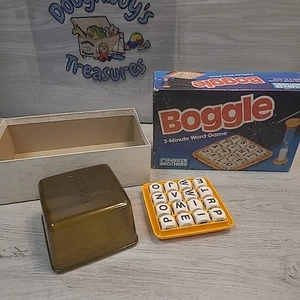 Vintage 1987 Parker Brothers Boggle Word Game 0384 Used No Instructions  - Picture 1 of 6