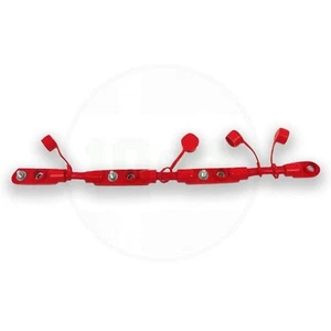 One New 21" Overmolded Four-Battery Harness Assembly, Red Deka/East Penn... - Picture 1 of 4