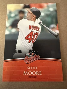 Scott Moore Baltimore Orioles Team Issued Postcard Sized Photo - Picture 1 of 2