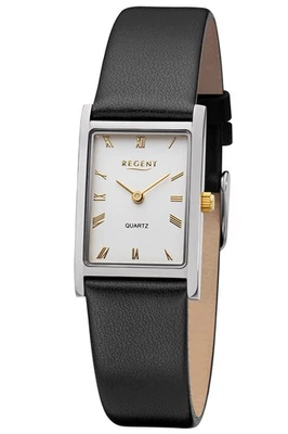 REGENT Orologio Da Donna Rettangolare Bicolore F-1301 - Immagine 1 di 2