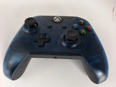 PDP Midnight Blue, Wired Xbox One Controller- No Cable - Tested - Image 1 of 4