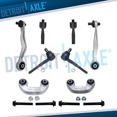Front Upper Rearward Control Arms Tierods Kit for 2002 2003 2004 Audi A4 Quattro - Image 1 of 4