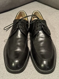 Salvatore Ferragamo Florence Derby elegante Herrenschuhe mit geteilter Zehe Größe 7,5 D - Bild 1 von 13