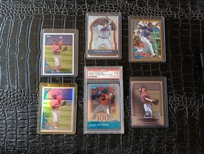 2010 Topps Chrome 折射卡新秀 Jason Heyward。  PSA 9 BOWMAN CHROME 5 新秀 — 第 1/4 张图片