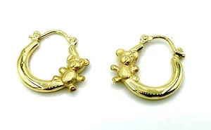 PAR CRIOLLOS con osos en 333/- 8 crt. Oro amarillo - Imagen 1 de 3