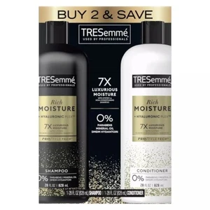 Tresemmé Rich Moisture Shampoo and Conditioner Rich Moisture Pack of 2 for Dry H - Picture 1 of 6