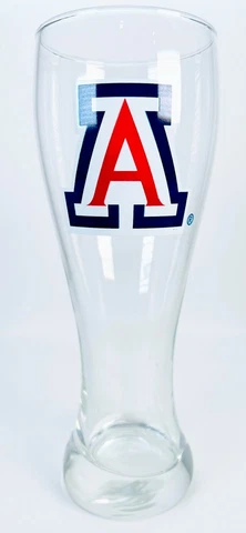 NCAA Arizona University Wildcats 23 oz Pilsner Cup Glass Officially Licensed Cover