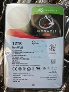 Seagate IronWolf 12TB NAS Internal HDD 3.5in SATA 7200 RPM (ST12000VN0008) - Picture 1 of 2