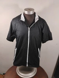 Adidas Climate Proof Full Zip Windbreaker schwarz Damen/Jugend Large leicht - Bild 1 von 9