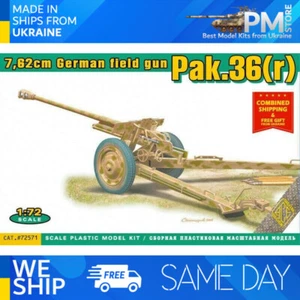 ACE 72571 - 1/72 - Paket 36 (R) - 7,62 cm AT Pistole deutsches Feld Zweiter Weltkrieg Kunststoffmodell - Bild 1 von 12