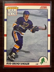 1990-91 Score Canadian ART #328 Rod Brind’Amour St. Louis Blues - Picture 1 of 2