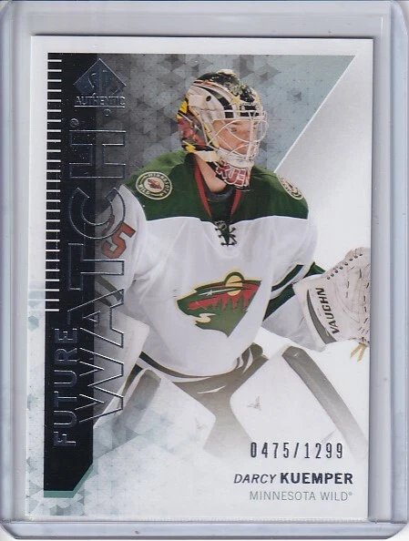  2013-14 SP Authentic Future Watch #260 Darcy Kuemper RC 0475/1299 - CAPITALS - Image 1 of 2