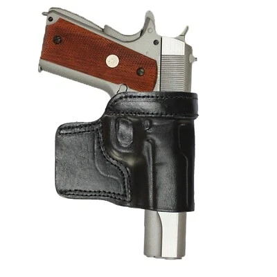 Fast Draw Outside The Waist Band OWB Carry Handmade Leather Gun Holster - Image 1 of 4