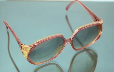 CHRISTIAN DIOR 2097 80 Brown Gradient Pink Sunglasses Vintage Germany Used - Image 1 of 4