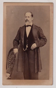 Suisse CDV Jungmann à Basel -Un homme de 46 ans- autoportrait ? - Vintage c.1865 - Picture 1 of 2