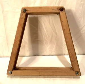 Vintage Wooden Tennis Racket Press Frame Racquet Protector Brace Original Screws - Picture 1 of 4