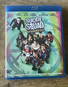 Suicide Squad: Extended Cut Blu-ray, DVD, 2016 3Discs Movie +Extended+Theatric - Picture 1 of 7