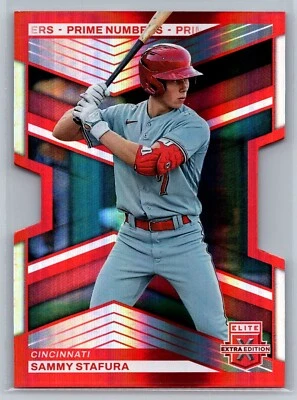 2023 panini elite extra edition baseball sammy stafura prime numbers a 141/200 - Image 1 of 2
