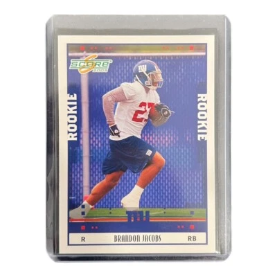 2005 SCORE  #379 - BRANDON JACOBS - RC - Image 1 of 2