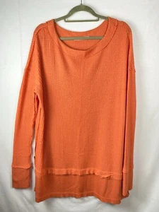 We The Free Thermo Orange Shirt Tunika Oversized North Shore Gr. M - Bild 1 von 14