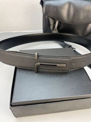 4.0 Men's Belt Letter T Buckle Belt Business and Leisure Versatile Belt - Image 1 of 4