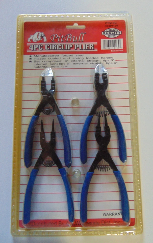 PITBULL #CHIP4179 4PC CIRCLIP PLIER - Image 1 of 1