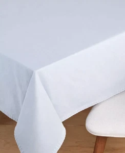 Martha Stewart Collection Chambray 60" x 120" Blue Tablecloth L90222 - Picture 1 of 1