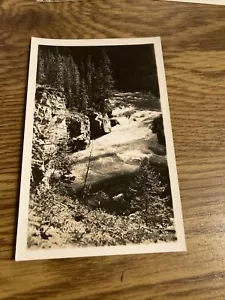 Vintage Postkarte - Lower Maligne Canyon Kanada RPPC - Bild 1 von 2