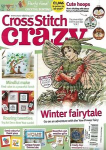 Cross Stitch Crazy UK Magazine Winter Fairytale, Create Black Background Scenes