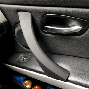 Car Passenger Side Black Door Handle Pull Cover For BMW 3 Series E90 E91 04-12 - Picture 1 of 6