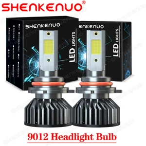 9012 LED Headlight For Dodge Dart 2013 2014 2015 Hi/Low Beam 6000K 2x Bulbs Kit - Imagen 1 de 16