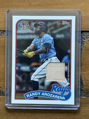 2023 Topps Series One 1989 35th Anniversary Randy Arozarena Relic 89BR-RA - Image 1 of 2