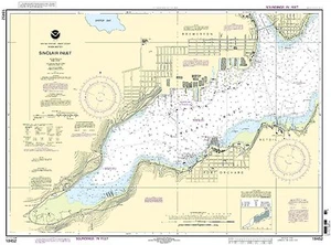 NOAA Chart Sinclair Inlet 17th Edition 18452