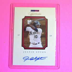Justin Upton 2007 Tristar AUTOthenics #/250 Rookie Signature Autograph ,AUTO RC