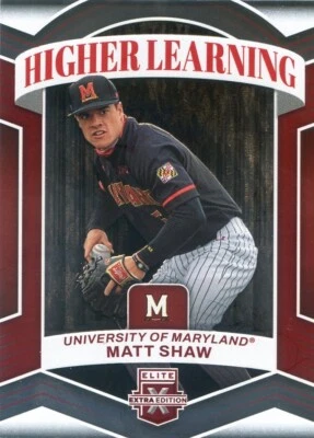 2023 Panini Elite Extra Edition MATT SHAW #HL-9 HIGHER LEARNING - Image 1 of 2