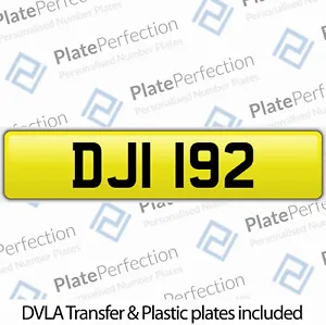 DJI 192 DJ DARREN DEAN DAVE DAN DARRYL CHERISHED PRIVATE NUMBER PLATE DVLA REG - Picture 1 of 1
