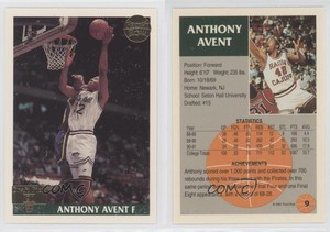 1991-92 Front Row Gold Anthony Avent #9