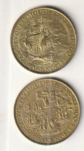 2 x UK PLYMOUTH 50 DRAKE NOBLES 1980 Ficha Comercial PARECE RARA - Imagen 1 de 2