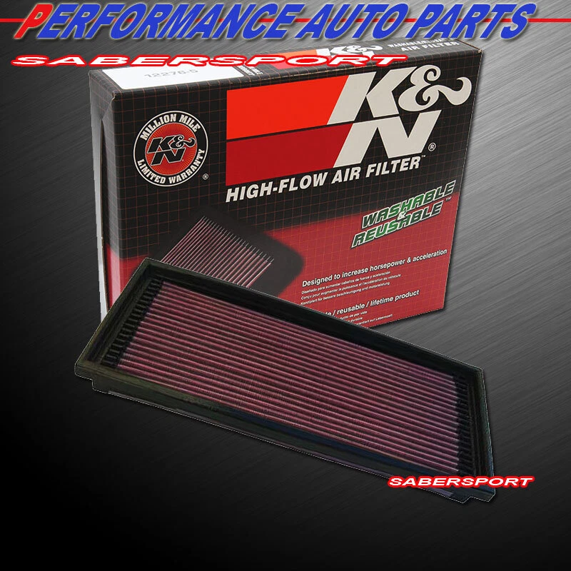 Filtro de admisión de aire de alto flujo K&N 33-2014 para Chevrolet Corvette 1985-1989 5,7 L V8 Foto 1 de 1
