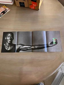 Michael Jordan Vintage 1990’s Gatorade Poster - 11”x30” - Picture 1 of 2