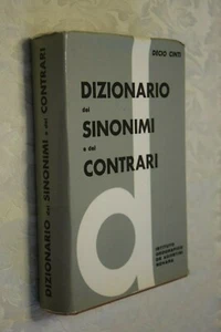 Dizionario dei sinonimi e dei contrari D. Cinti De Agostini 1961 L18 ° - Foto 1 di 1