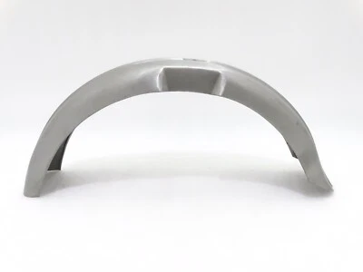 Nuovo BSA M20 Para Fango Anteriore Acciaio Grezzo - Immagine 1 di 4