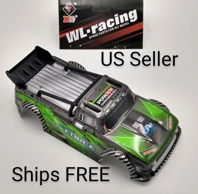 Carrocería de camión de radiocontrol Wltoys 284131 con luces parte # 2047 envío GRATIS desde vendedor de EE. UU. Foto 1 de 4