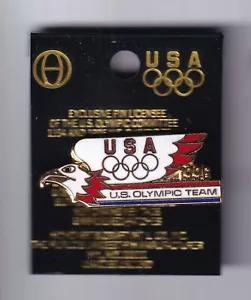 RARE PINS PIN'S .. OLYMPIQUE OLYMPIC ATLANTA 1996 USA TEAM AIGLE EAGLE ~25 - Picture 1 of 1