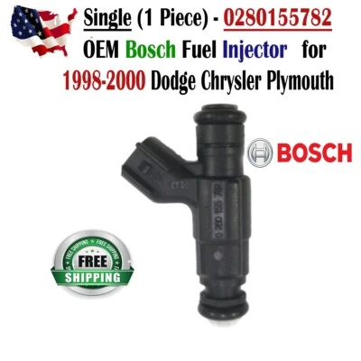 OEM Bosch x1 Fuel Injector for 1998-2000 Chrysler & Dodge & Plymouth 2.0L I4 - Image 1 of 4