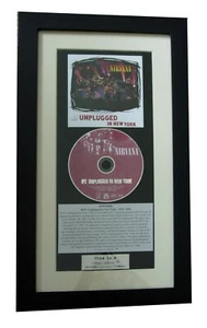 NIRVANA Unplugged In New York CLASSIC CD ALBUM QUALITY FRAMED+EXPRESS WORLD SHIP - Picture 1 of 8