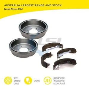 Rear Brake Shoes and Brake Drum for Holden Rodeo TF 2.2 2.8 3.2 1997-2003 295mm - Picture 1 of 2