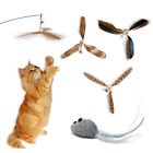 Cat Feather Toys Refills 3 Pcs, Stuffed Mouse Cat Toy 1 Pcs For Cat Wand